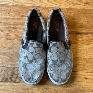Coach slip on shoes